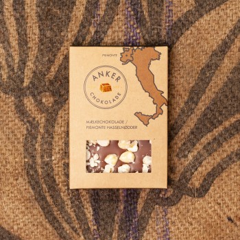 100gr Plade - Mælkechokolade / Piemonte hasselnødder